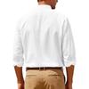 Men's  Fashion Loose Shirts  Linen Open  Breathable Solid Color Slim Fit Men Shirts