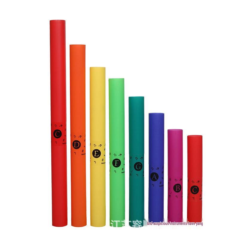 

Орф Цветной 8-нотный трубчатый ударный инструмент, диаметр 4,2 см, для детей, звук басовый и высокий.