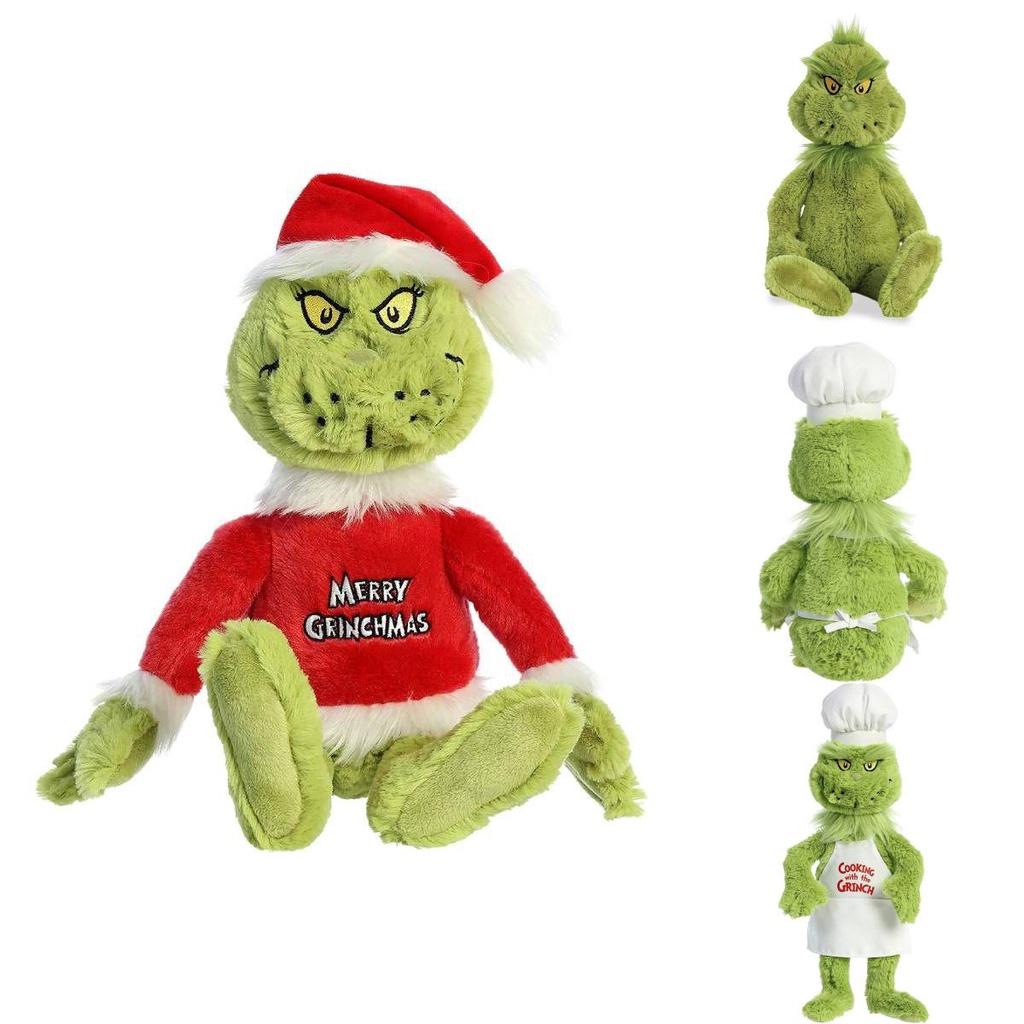 Grinch Weihnachten Koch Verkleiden Plüschtiere Stoffpuppen Kindergeschenk Weich Kuschelig