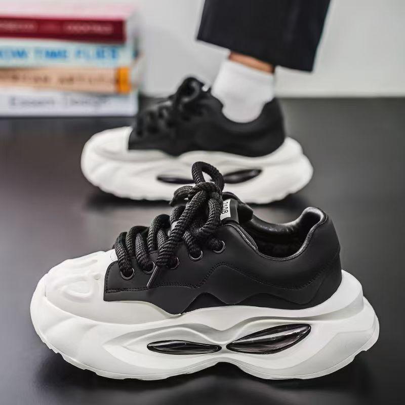 Men's 2025 Autumn Casual Height-Boosting Dad Sneakers with Thick Soles