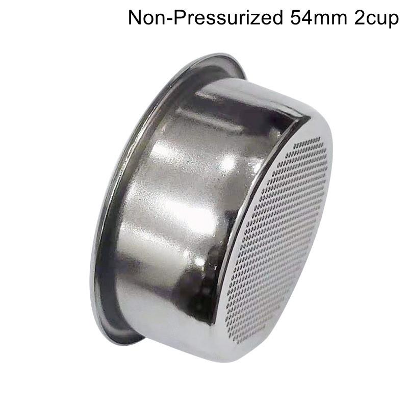 54mm Basket For Spout Bottomless Portafilter 54mm Breville 870 875 878 880 Espresso Machine Accessories Coffee Filter 1/2 Cup