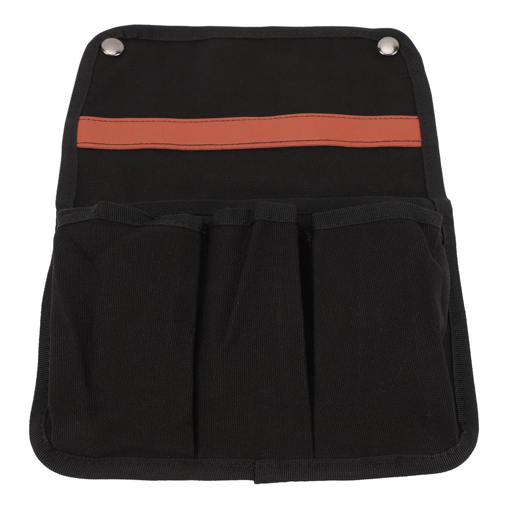 Geantă Laterală Scaun Negru Multifuncțională Pânză Respirabilă Geantă Cotieră Scaun Camping pentru Fotoliu Outdoo