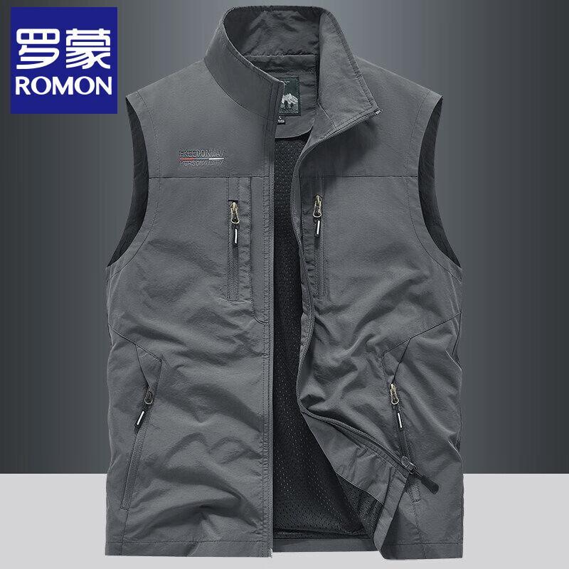 Luomeng Men s Quick-Dry Multi-Pocket Outdoor Vest M