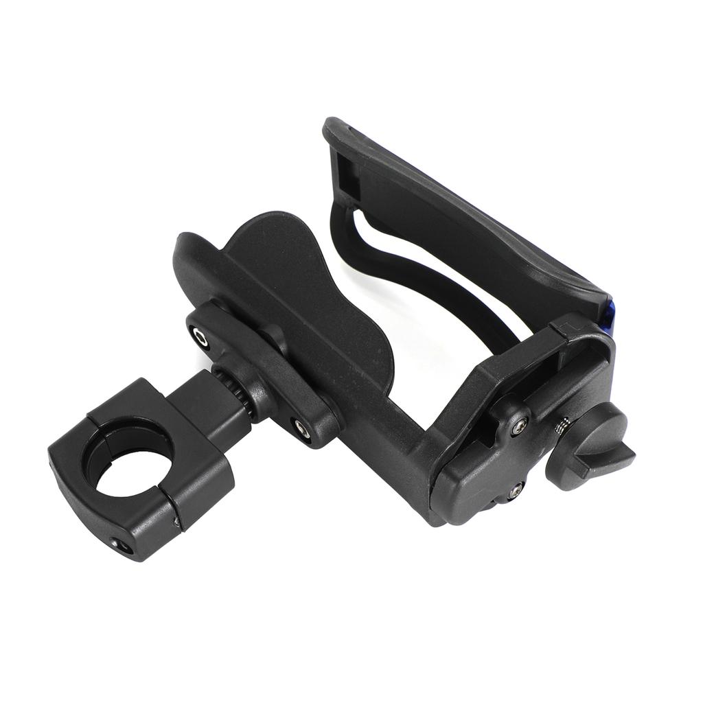 Motor Adjustable Handlebar Cup Holder Bottle Mount Bracket 25Mm Blue For Scooter