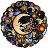 50Pcs Art Moon Sun Stickers Moon DIY Scrapbooking Phone Luggage Skateboard Waterproof Decals