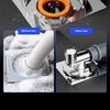Black Silver Floor Drain Cover Snap Joint Double Purpose Multifunctional Tee Connector Insect Prevention Anti-Overflow