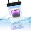 Waterproof Phone Case Portable Underwater Phone Protector Reusable Phone Dry Bag with Lanyard Screen Touchable Diving Pouch