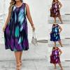 2025 Spring/Summer European & American Twist Knot Leopard Print Women's Dress