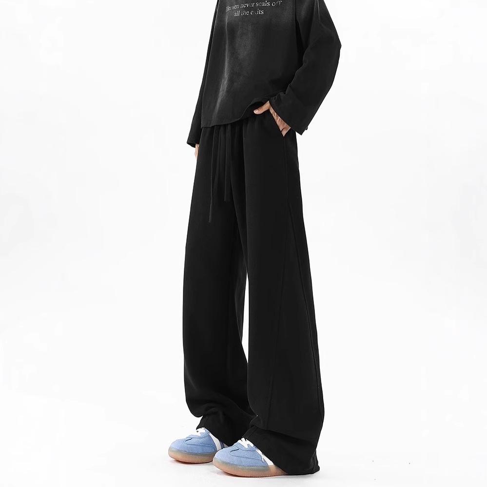 Chao Lunbu Men's Plus Size Wide-Leg Casual Sports Pants