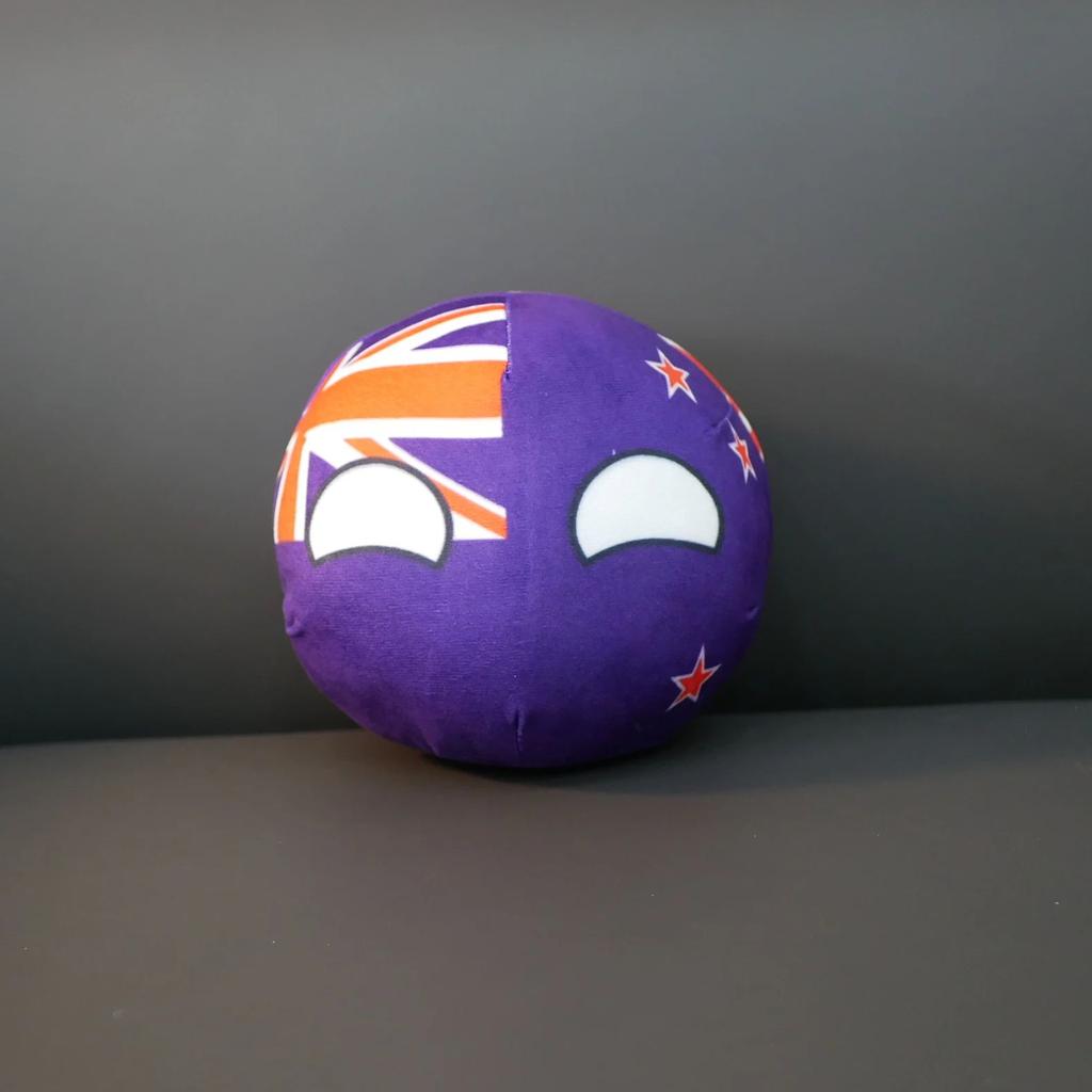 20/10cm New Zealand Polandball Plush Toy Countryball Stuffed Doll Pendant Home Decoration