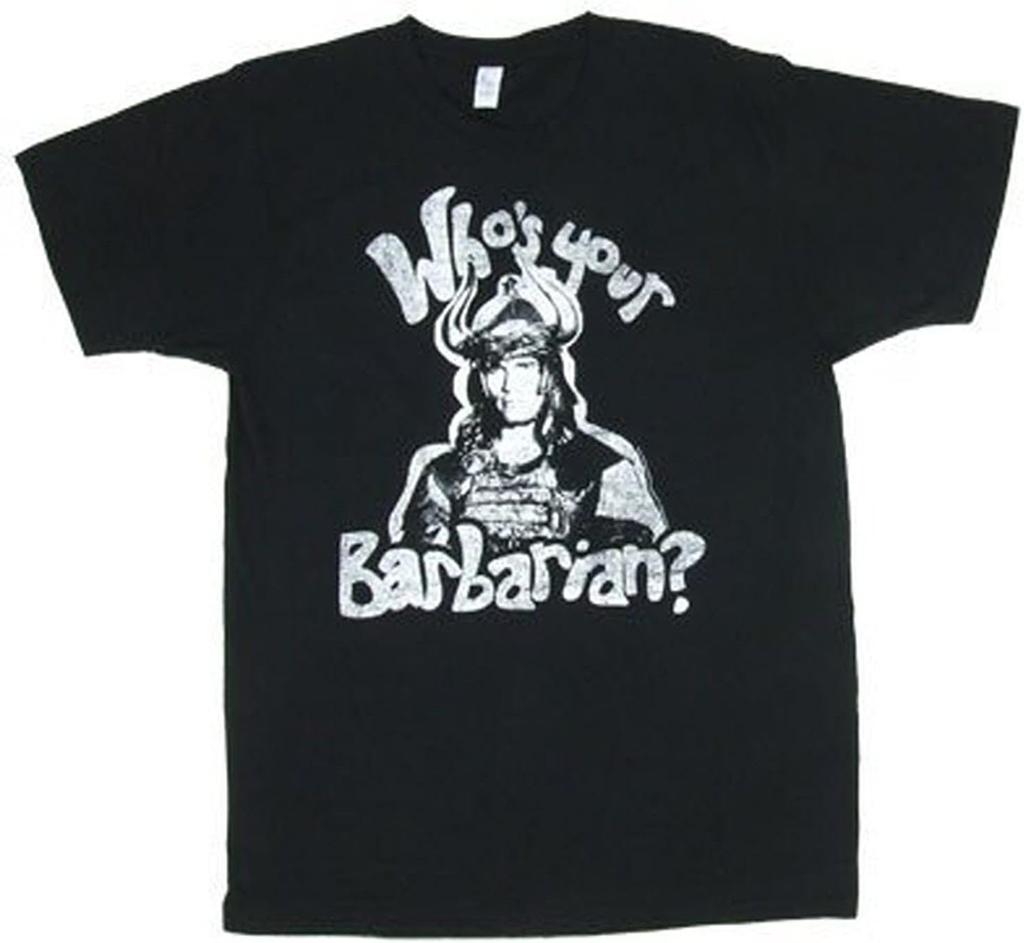 Who's Your Barbarian Graphic Print T-shirt