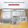 AGLAIA 304 Stainless Steel Rectangular Portion Pan