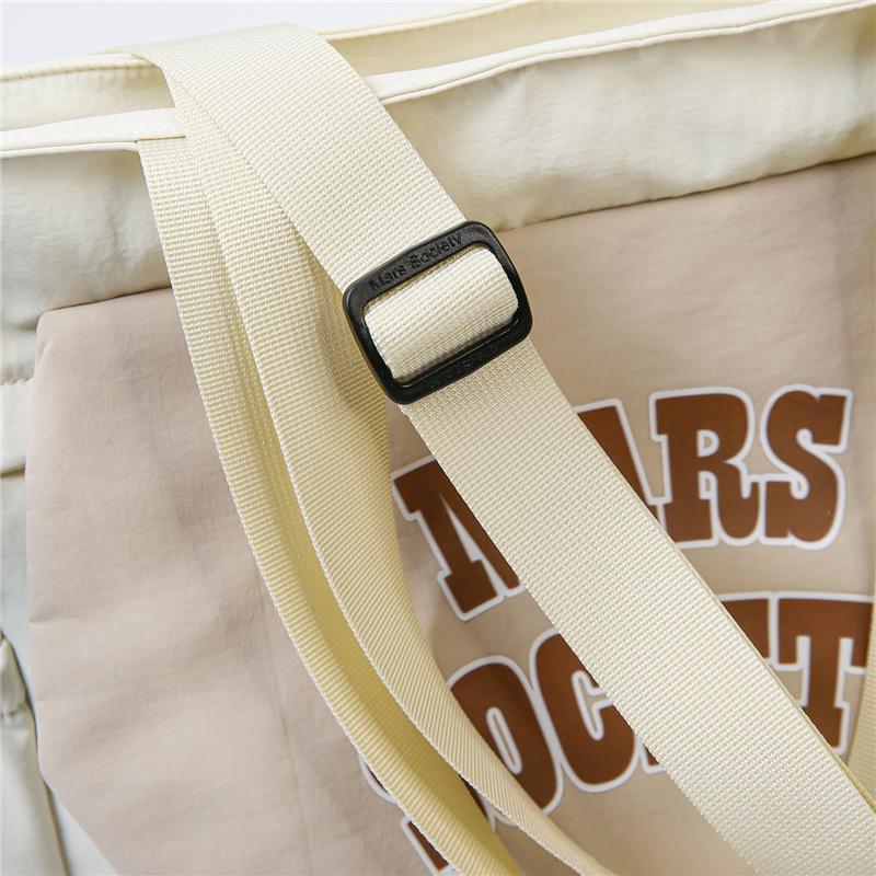 Student Class Shoulder Bag Large Capacity Crossbody Bag