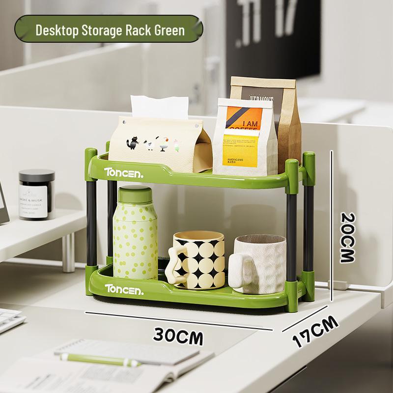 Multi-Layer Desk Organizer with Cup Holder for Office and Home No Specific Size