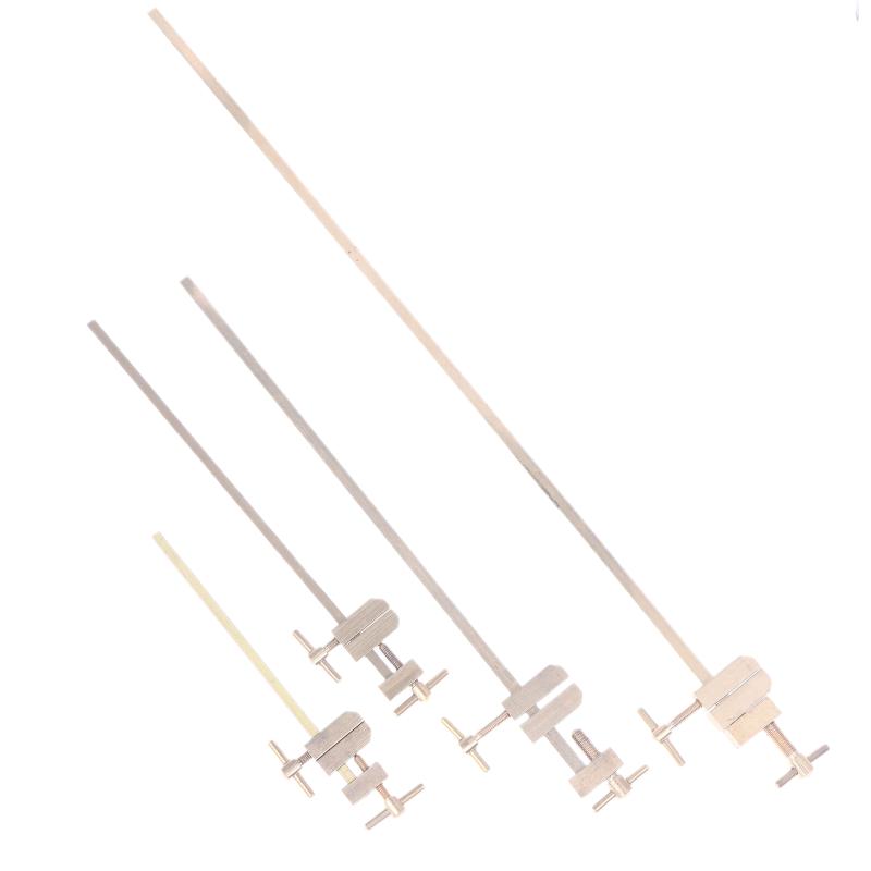 Woodworking Brass Japanese Wood Clamp F Clamp Adjustable Jaw DIY With Knurled Tightening Screws Carpentry Miniature Quick Clip