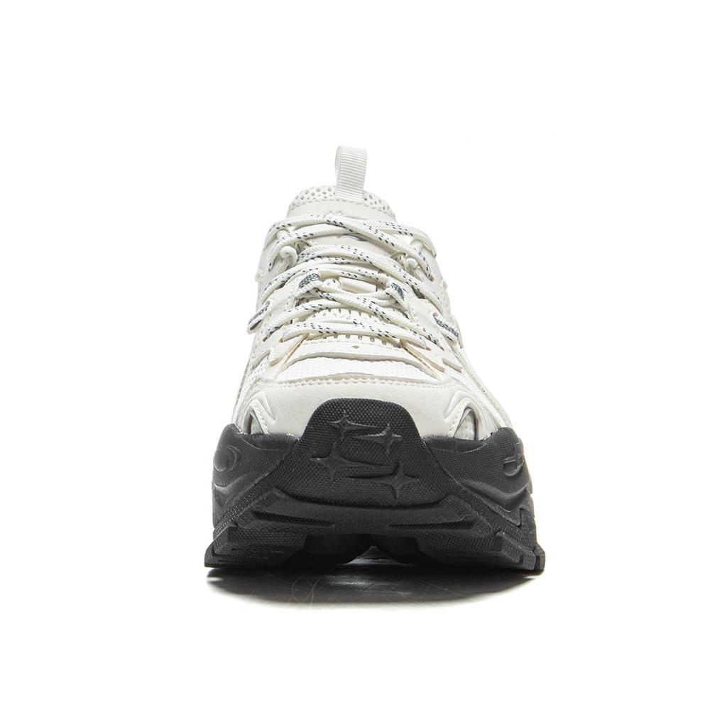 New LiNing Starlight Cushioning, Slip Resistant, And Breathable Low Top Casual Shoes Women's Champagne White AGCU576-1