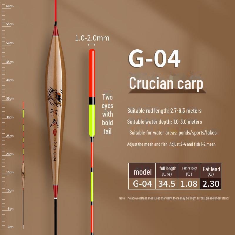 

Высокочувствительный нано-поплавок для смелой, привлекающей внимание конкурентной рыбалки в дикой природе в черных ямах, поплавок для ловли карася. Идеально подходит для ловли белого и толстолобика. Xiangjian No.4