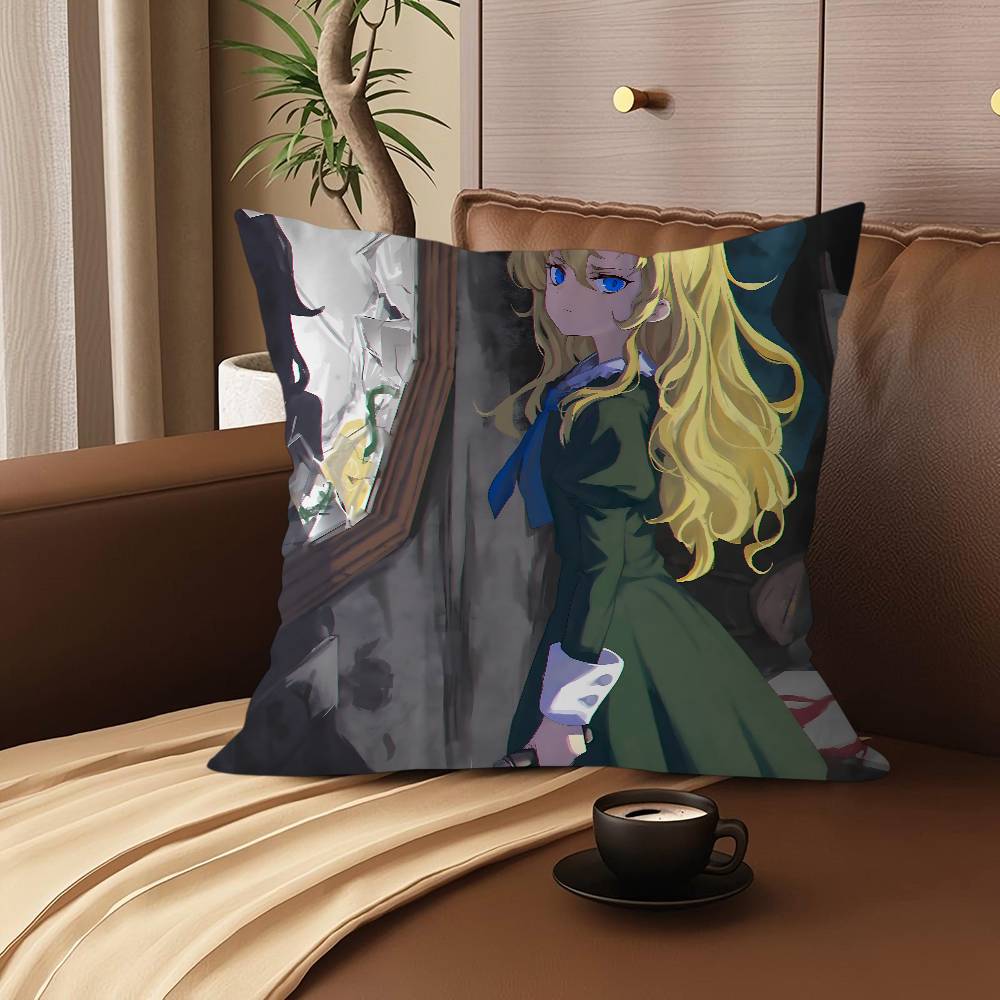 

S-Saga Of Tanya The Evil Pillow Gift Home Office Decoration Pillow Bedroom Sofa Car Cushion CoverPillow Case 12x12Inch