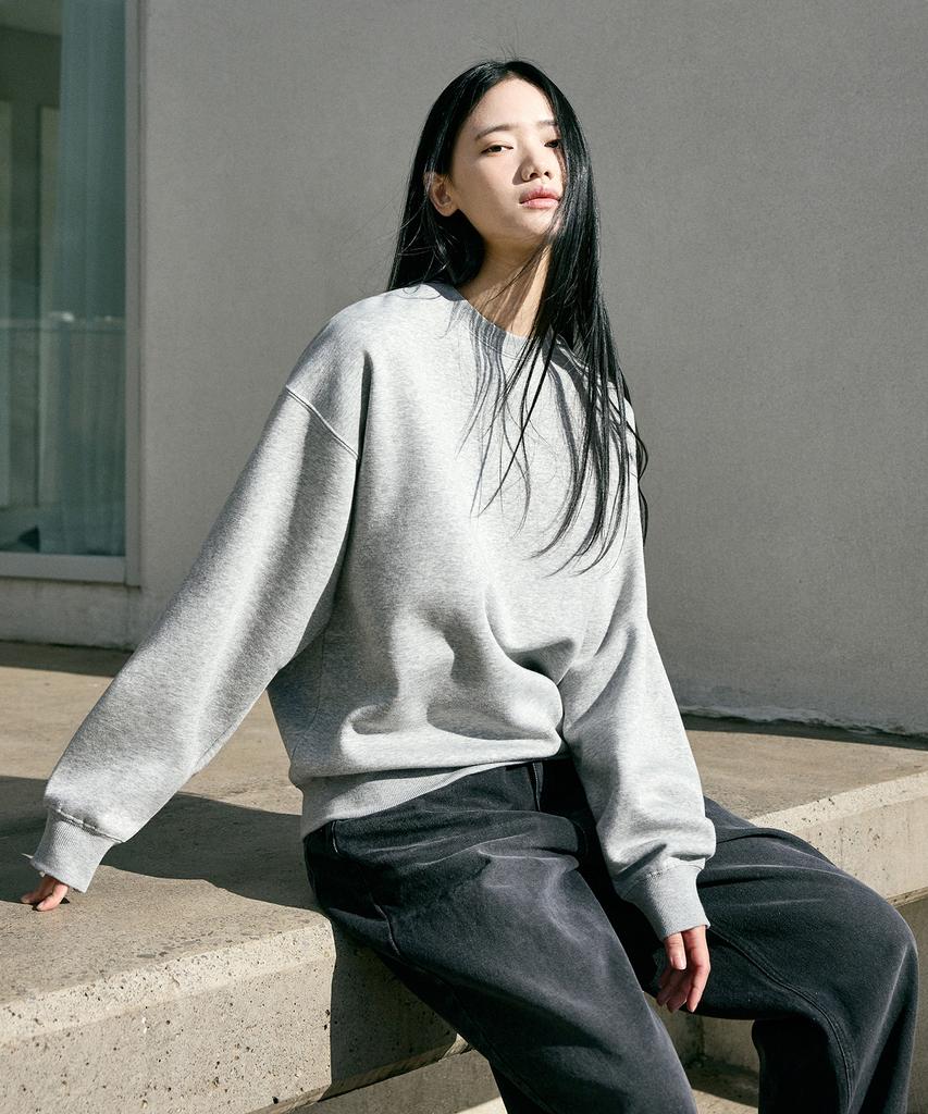 MINIMALPROJECT Refined Standard Brushed Sweatshirt Mmt200 [Gray]