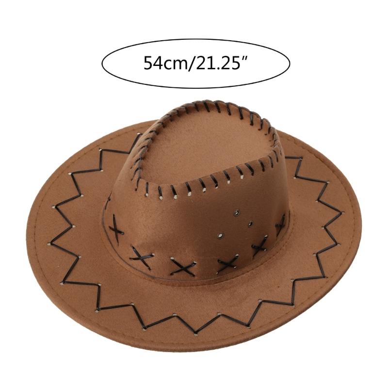 Fashion Simple Kids Cowboy Hat Western Child Cowgirl Hats Halloween & Birthday Costumes Accessories Holiday Decorations