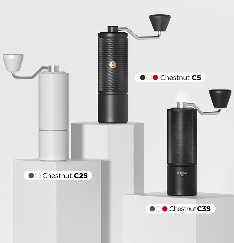 TIMEMORE Chestnut C5 Hand-Crank Coffee Grinder for Italian and Hand-Pour Brewing