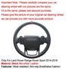 For Land Rover Range Rover Sport 2014-2018 Hand Sewing Car Steering Wheel Cover