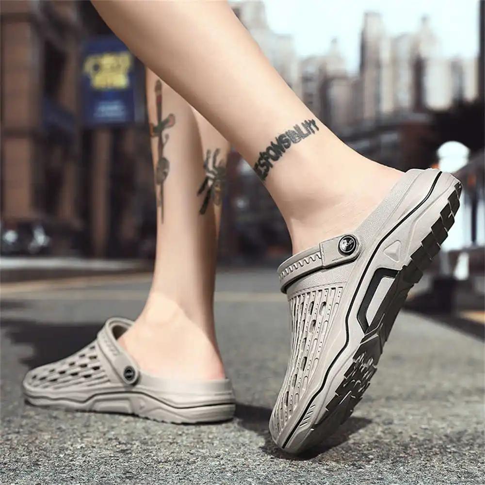 Fashion Clogging Grey Fashion Sandals Men Spring Boots For Shoes Rubber Slippers Husband Sneakers Sports Special Offers Joggings