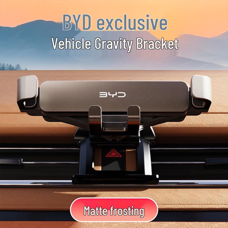 Gravity Car Phone Holder for BYD Models: Song, Tang, Yuan, S6, S7, Dolphin, F3, F6