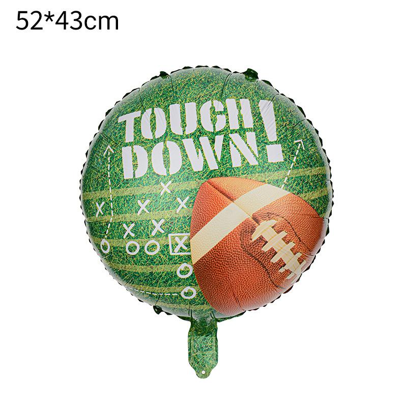 18 Inch Black And White Football Balloon Football Basketball Balloon Baseball Sports Aluminum Film Balloon European Cup Decorative Props