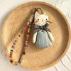Handmade Animal Keychain Cartoon Key Ring Pendant Fashion Bag Charm Gift for Women Kids