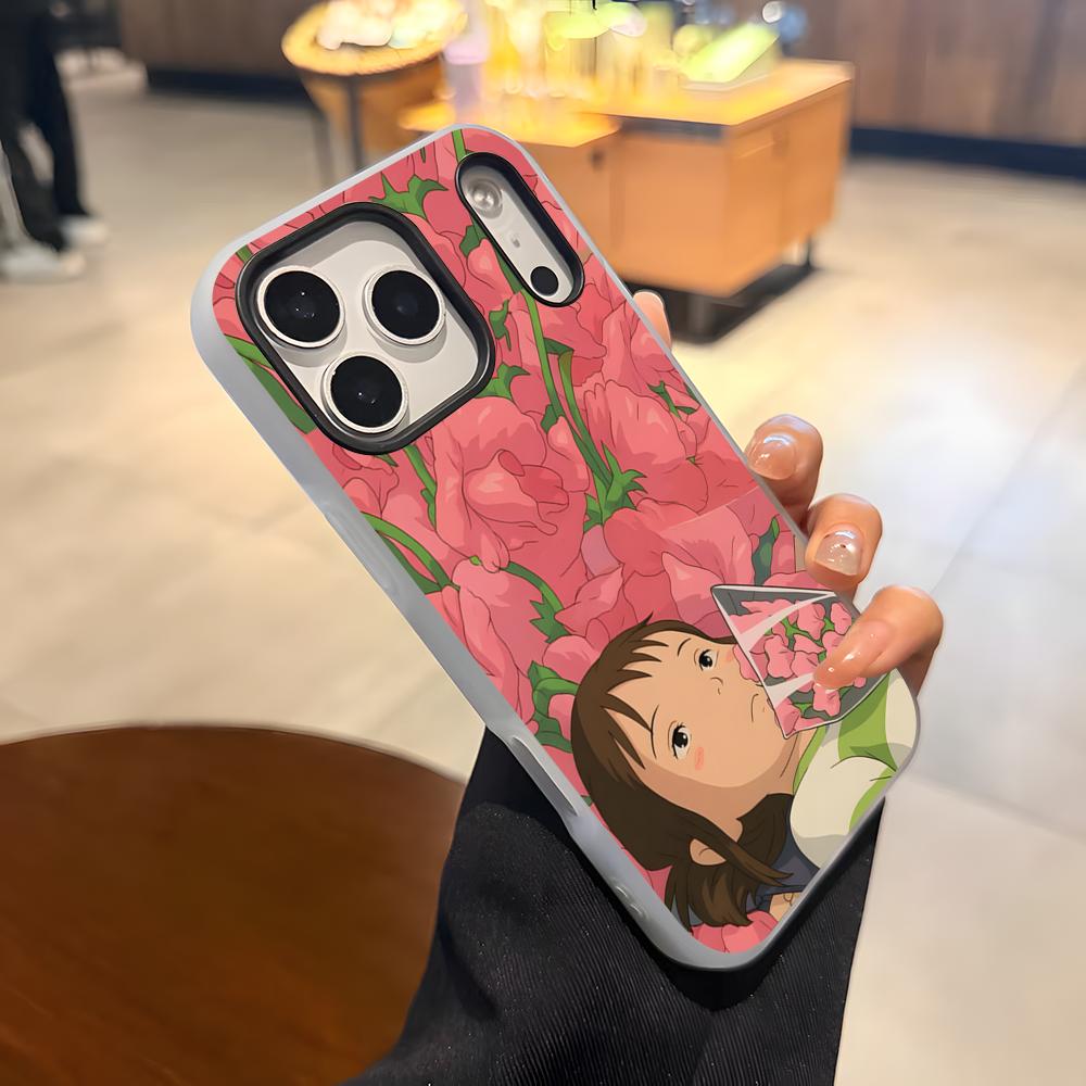 

Чехол для телефона S-Spirited CARTOON A-Away Для iPhone 17 Air 16 E 15 14 Plus 13 12 11 Pro Max Гелевый Защитный чехол 2 в 1 iPhone 15 Pro