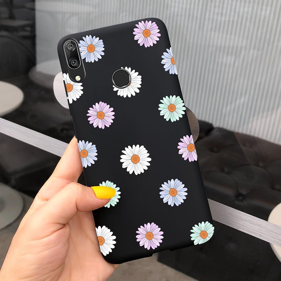 For Huawei Y7 2019 Case Soft TPU Phone Case Y 7 2019 Cover for Huawei Y7 Prime 2019 Silicone Coque Funda Matte Skily Back Shell