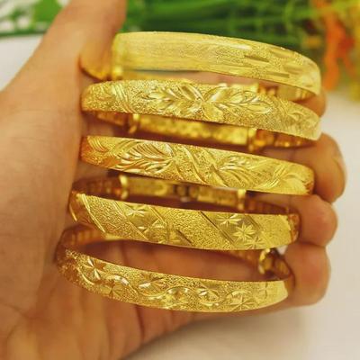 Bracciale in Oro Vietnamita Sabbia Placcato Rame Euro a Lunga Durata per Spose
