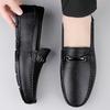 Fashion Comfortable Casual Male Lazy Footwear Mens All-match Loafers Classic Men for Wedding Shoes Genuine Leather Mens Casual Shoes