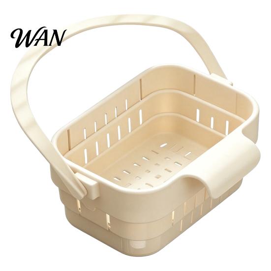 Water Drainage Sink Basket Kitchen Drain Basket, Corner Food Scrap Collector, Waste Durable Easy-Clean Utility for Fruits Vegetables Trap