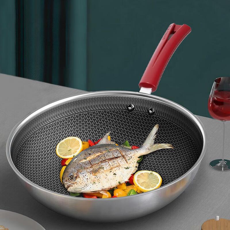 Kambach Fule 316L Honeycomb 32cm Wok