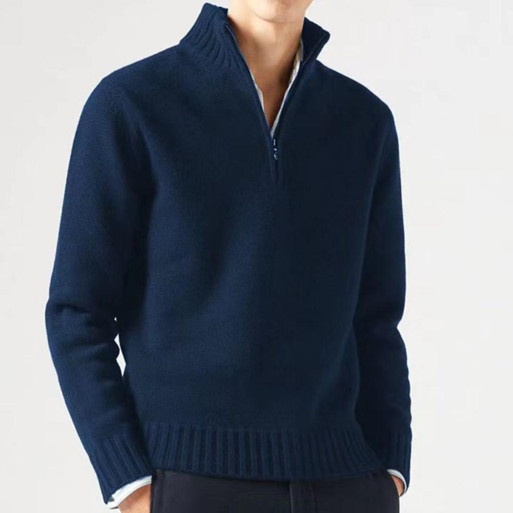 Men's Casual Thick Knit Sweater for Winter Warmth Everyday Wear