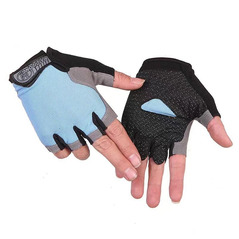 Unisex Half-Vinger Fiets Handschoenen - Antislip, Schokabsorberend, Ademend Mesh voor Sport, Fitness, Klimmen en Rijden