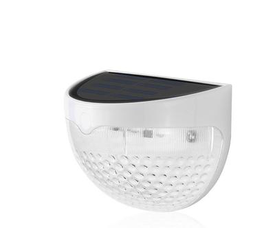 Solar Powered Motion Detection LED Wall Light HF-052 White