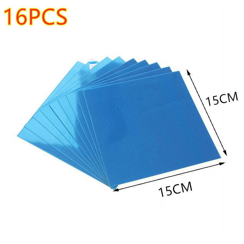 

16 шт./лот, плоская зеркальная наклейка типа пасты на экологически чистой антивозрастной домашней палке 16PCS