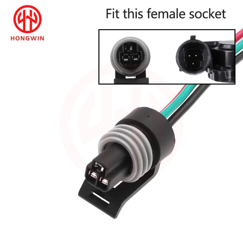 12110192 12065287 3-Pin 3-Wege-Steckergehäuse Stecker Quetschdichtung Kabelbaum Pigtail für Motoröldrucksensor oder TPS