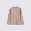 Men's Trendy Waffle Henley Long-Sleeve Casual Shirt