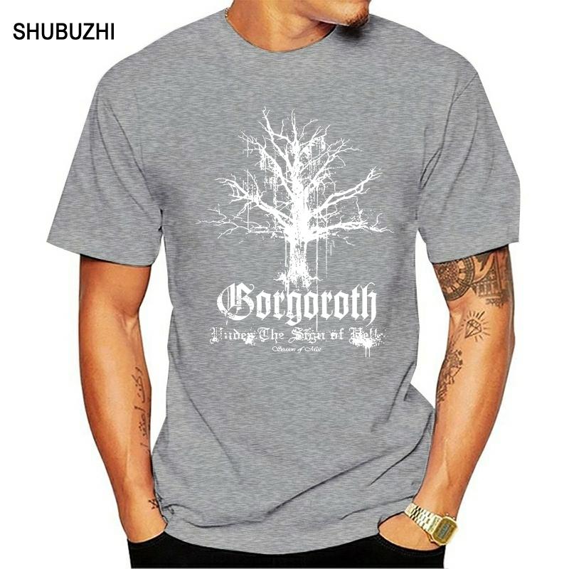 Funny T Shirt Gorgoroth Band Tshirt Tshirt Men Tee Men Cotton Tshirt Summer Brand Teeshirt Euro Size