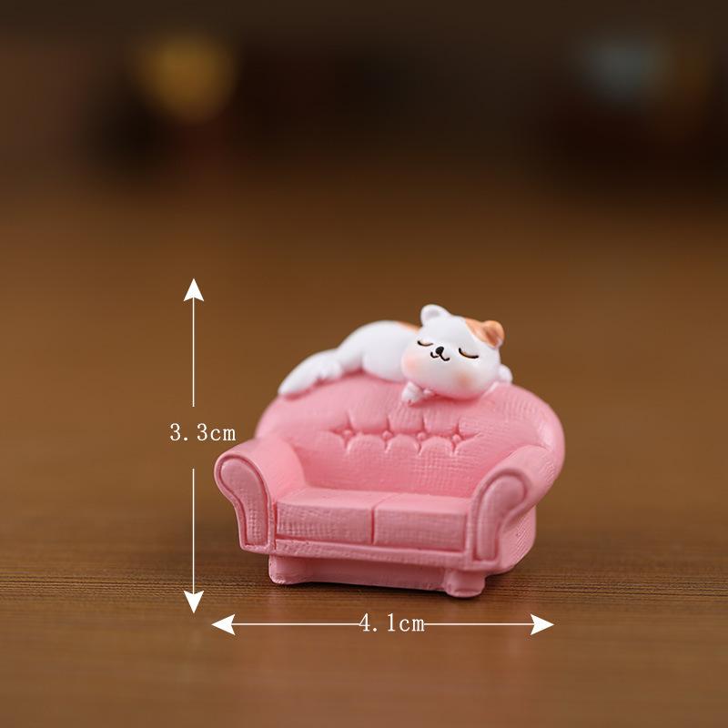 Resin Small Decorative Accessories for Cats' Daily Life Micro-scenes