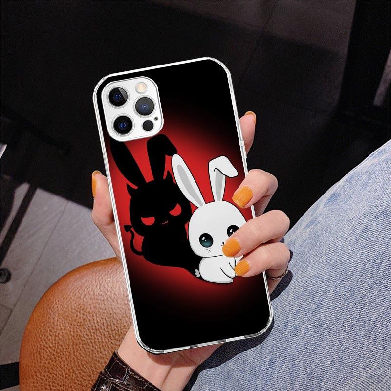 Angel Wings Devil Bad Phnoe Case for Iphone 17 Air 16 16E 11 12 13 Mini 14 Plus 15 Pro Max 7 8 + SE 2020 Phone Cover Coque