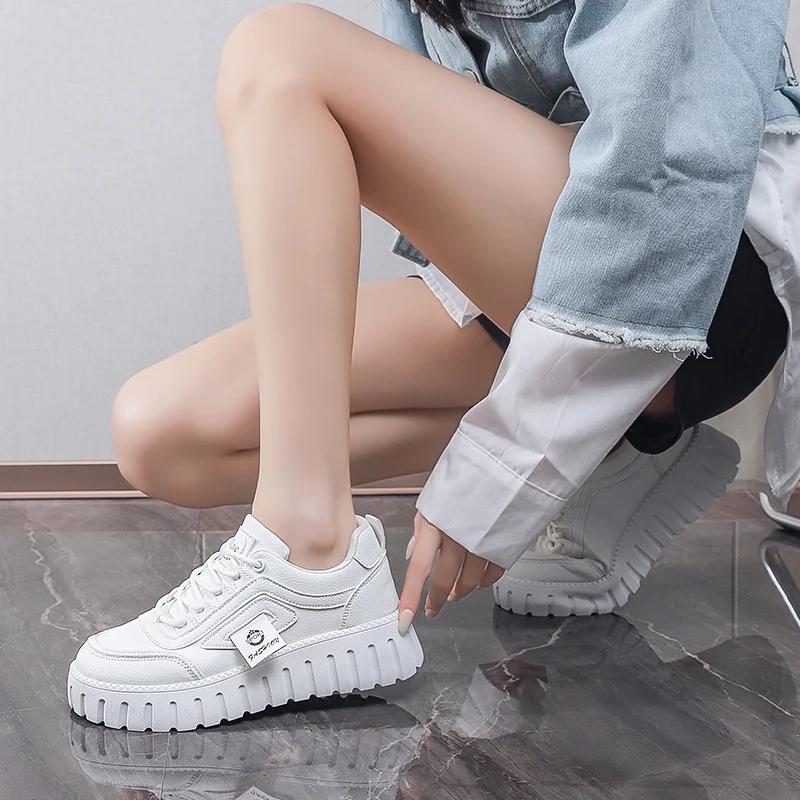 High Platform Low Skate Skate Shoes Woven Tennis Boots Casual Sneakers For Women Sports Vintage Maker Sapatenos Outing