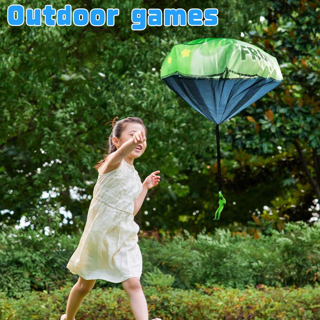 Kinderhand, Fallschirmspielzeug, Designs für Spaß beim Gleiten im Freien