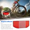 1 Set Bike Reflector High Visibility Bike Front And Rear Reflectors Kit Cycling Safety Warning Reflector for Outdoor