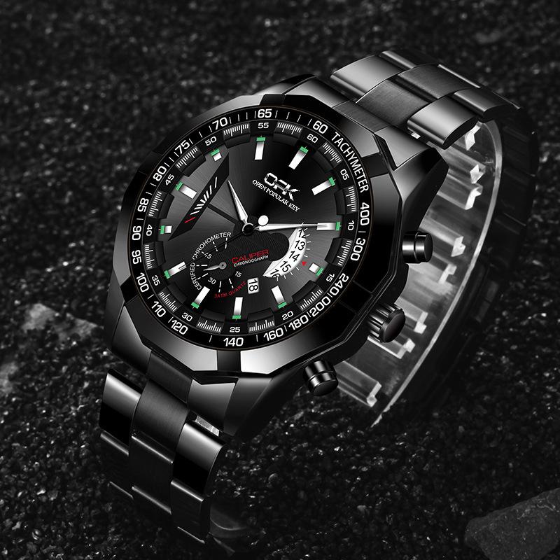 OPK Brand Watch with Calendar Quartz Watch Men's Watch Men's Watch