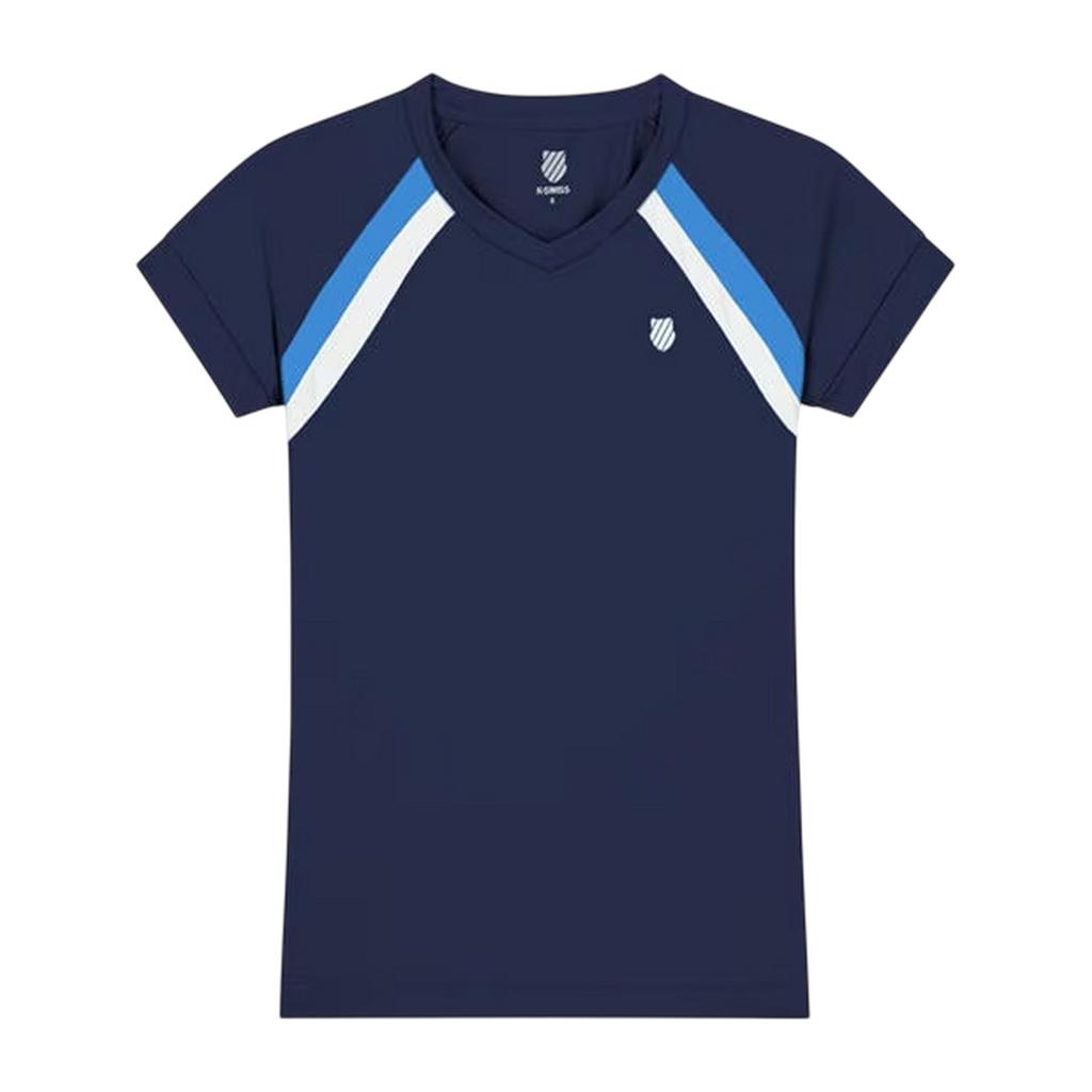 K-Swiss Womens/Ladies Core V Neck T-Shirt